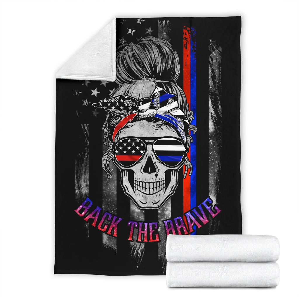 BLISSCORNERS BACK THE BRAVE PL FF BLANKET