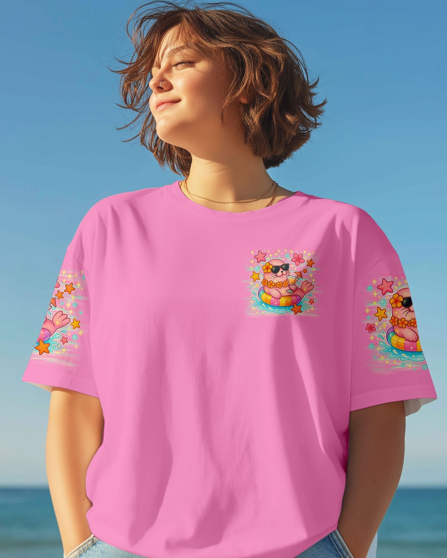 BLISSCORNERS WE DON'T SKINNY DIP SEAL 72 ALL OVER PRINT