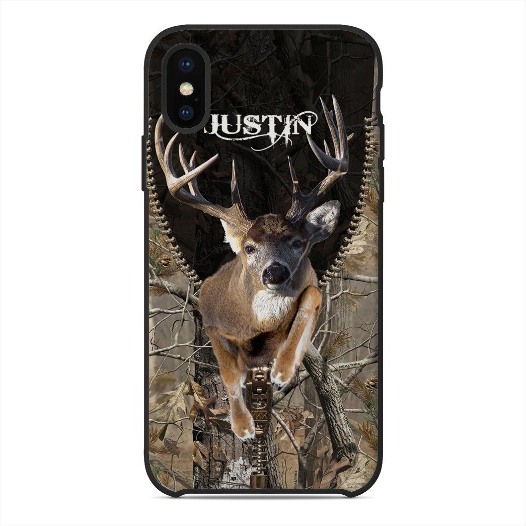Blisscorners Deer Hunting Personalized Name Phone Case LM1012