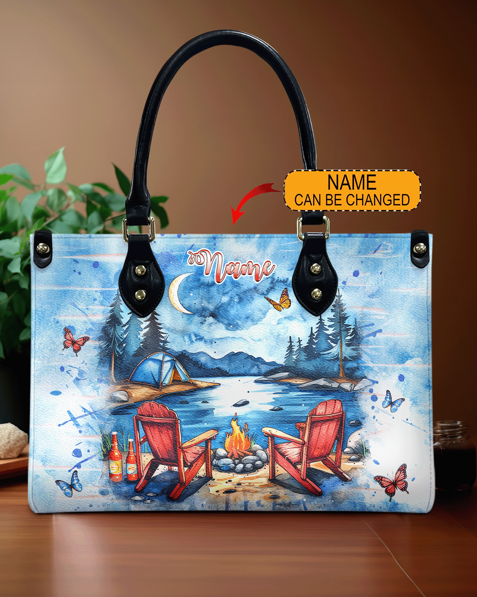 BLISSCORNERS CAMPFIRE LEATHER HANDBAG