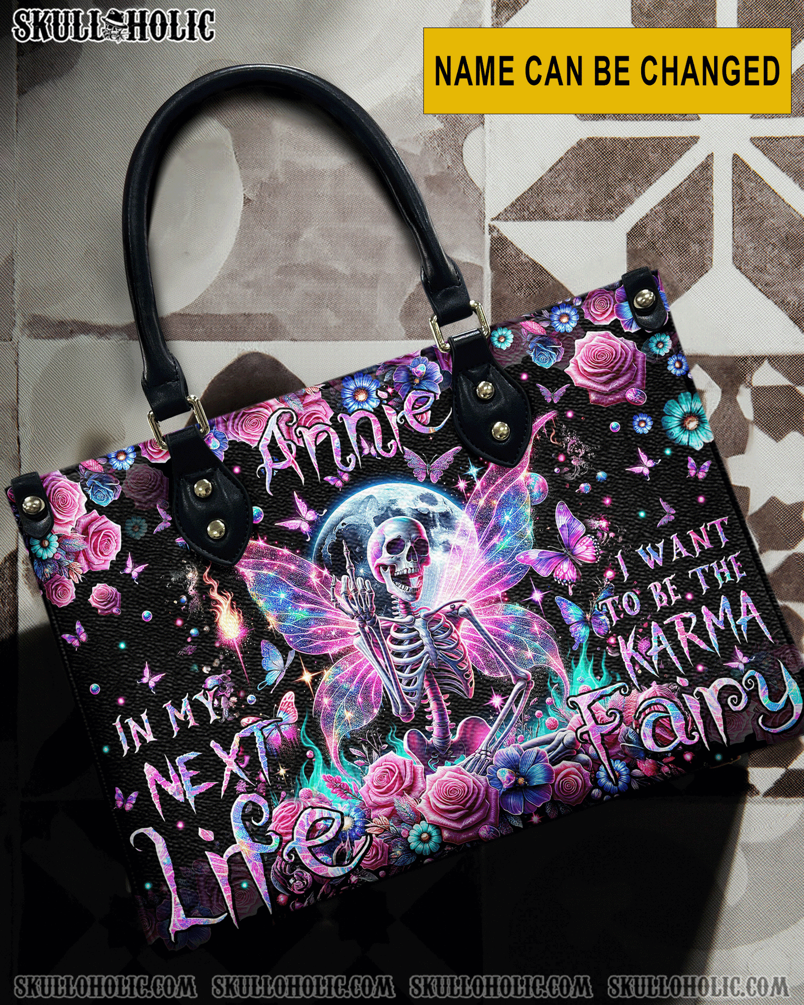 BLISSCORNERS KARMA FAIRY LEATHER HANDBAG