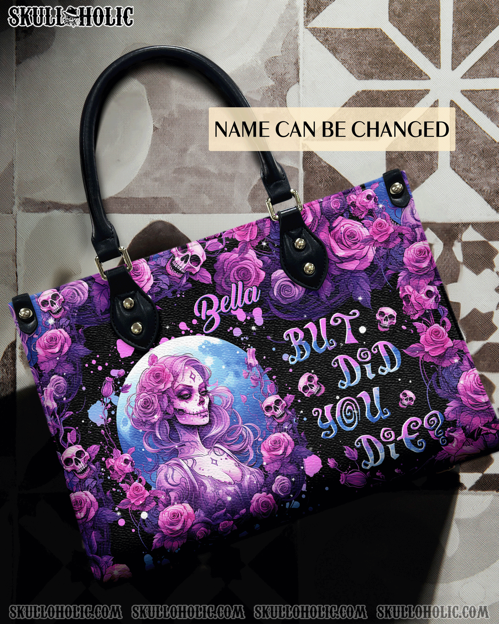 BLISSCORNERS BUT DID YOU DIE LEATHER HANDBAG