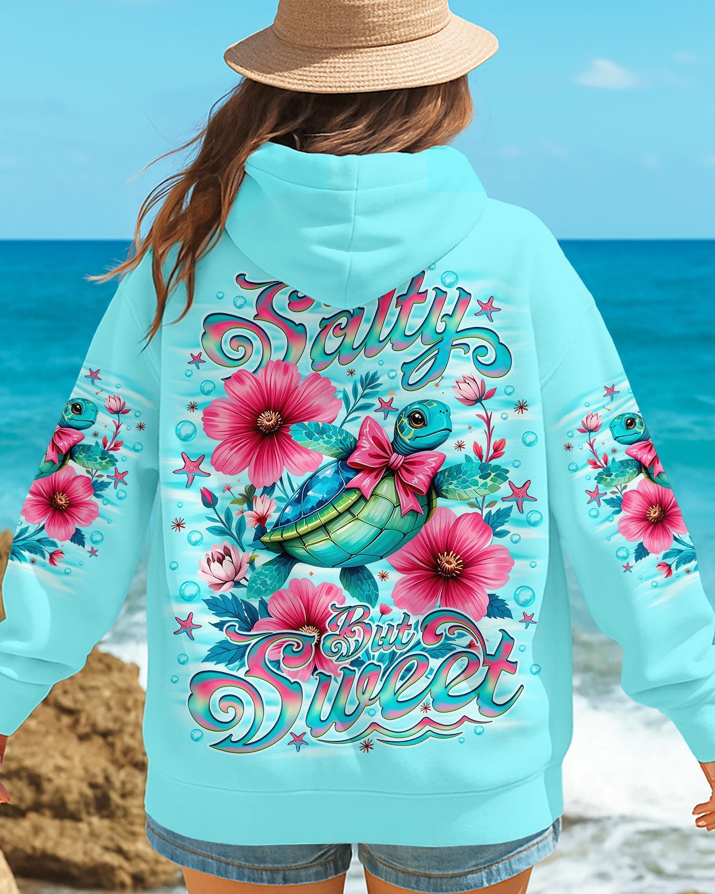 BLISSCORNERS SALTY BUT SWEET TURTLE  ALL OVER PRINT