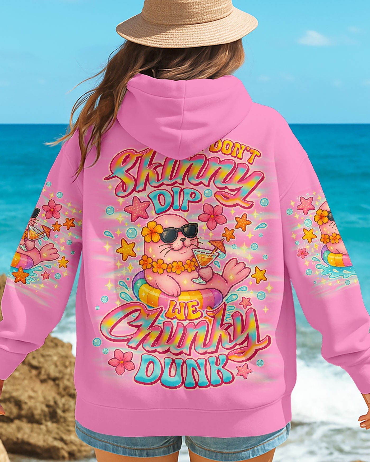 BLISSCORNERS WE DON'T SKINNY DIP SEAL 72 ALL OVER PRINT