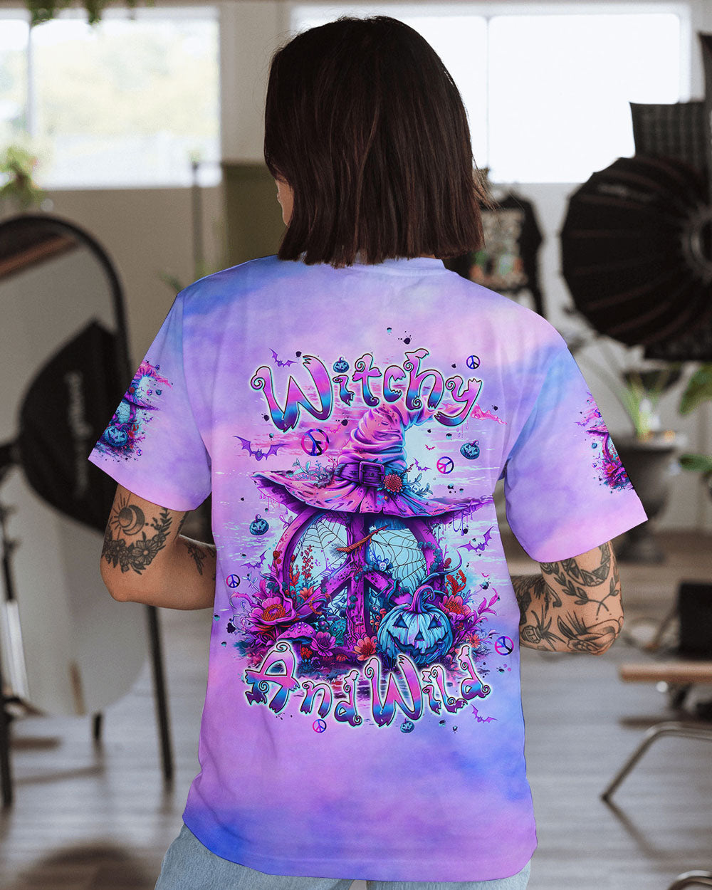 BLISSCORNERS WITCHY AND WILD HALLOWEEN ALL OVER PRINT