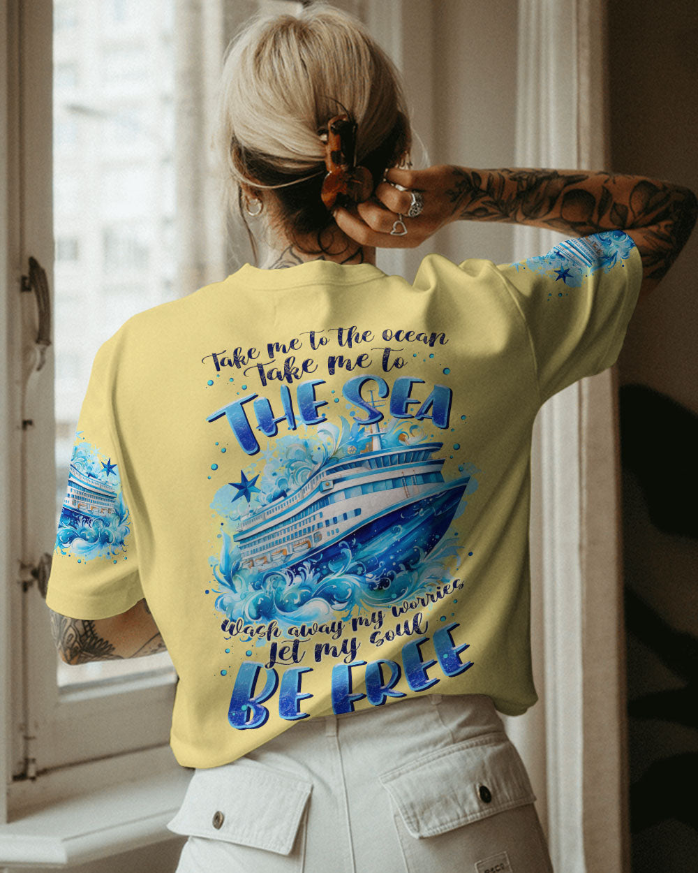 BLISSCORNERS TAKE ME TO THE OCEAN CRUISE ALL OVER PRINT