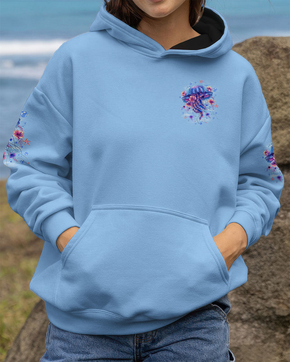 BLISSCORNERS SALTWATER HEALS EVERYTHING JELLYFISH ALL OVER PRINT