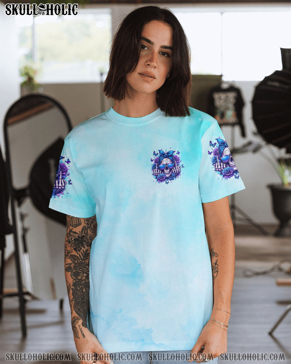 BLISSCORNERS I AM WHO I AM TIE DYE ALL OVER PRINT