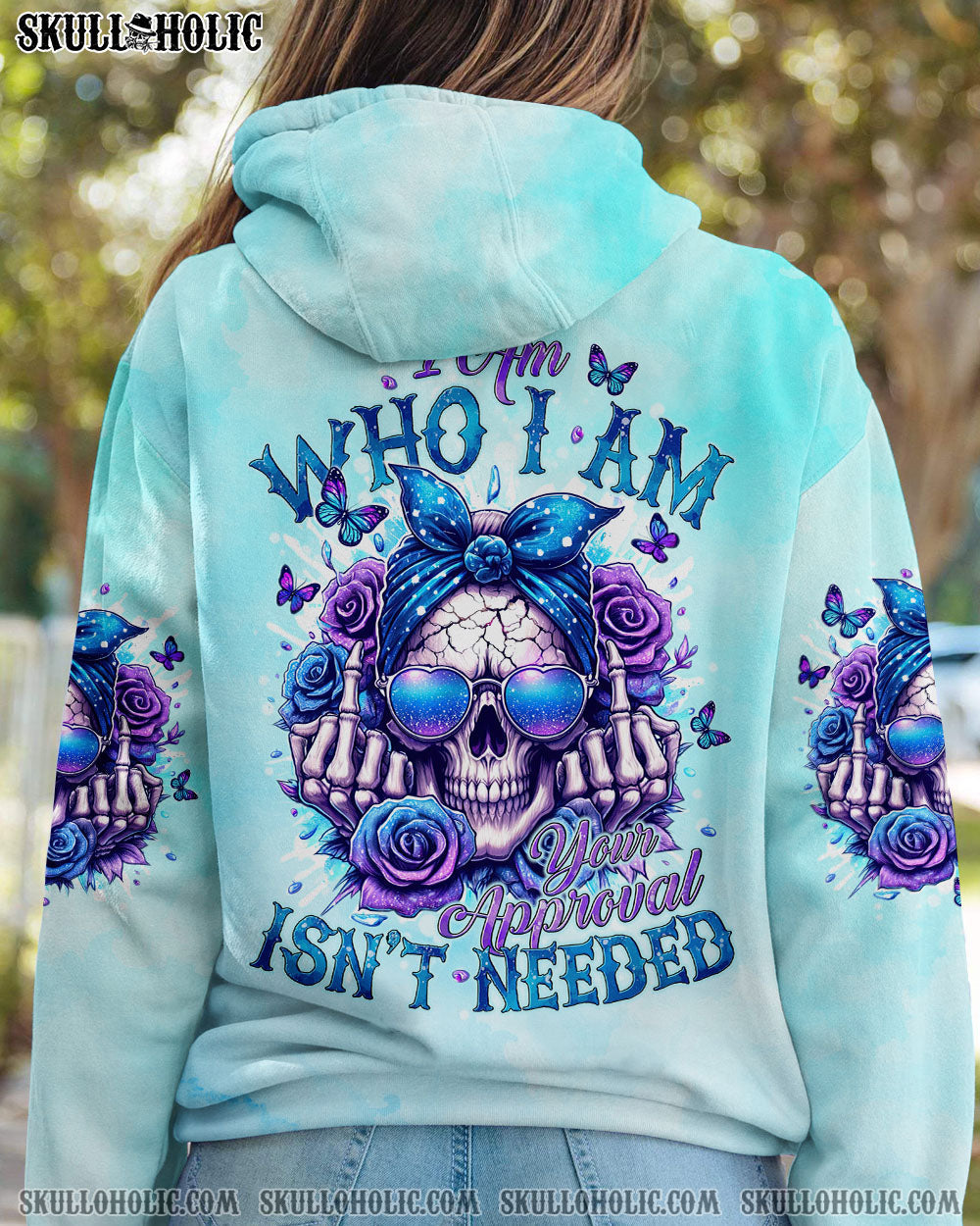 BLISSCORNERS I AM WHO I AM TIE DYE ALL OVER PRINT