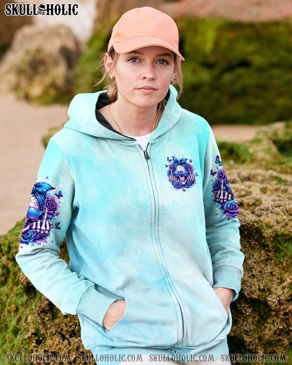 BLISSCORNERS I AM WHO I AM TIE DYE ALL OVER PRINT