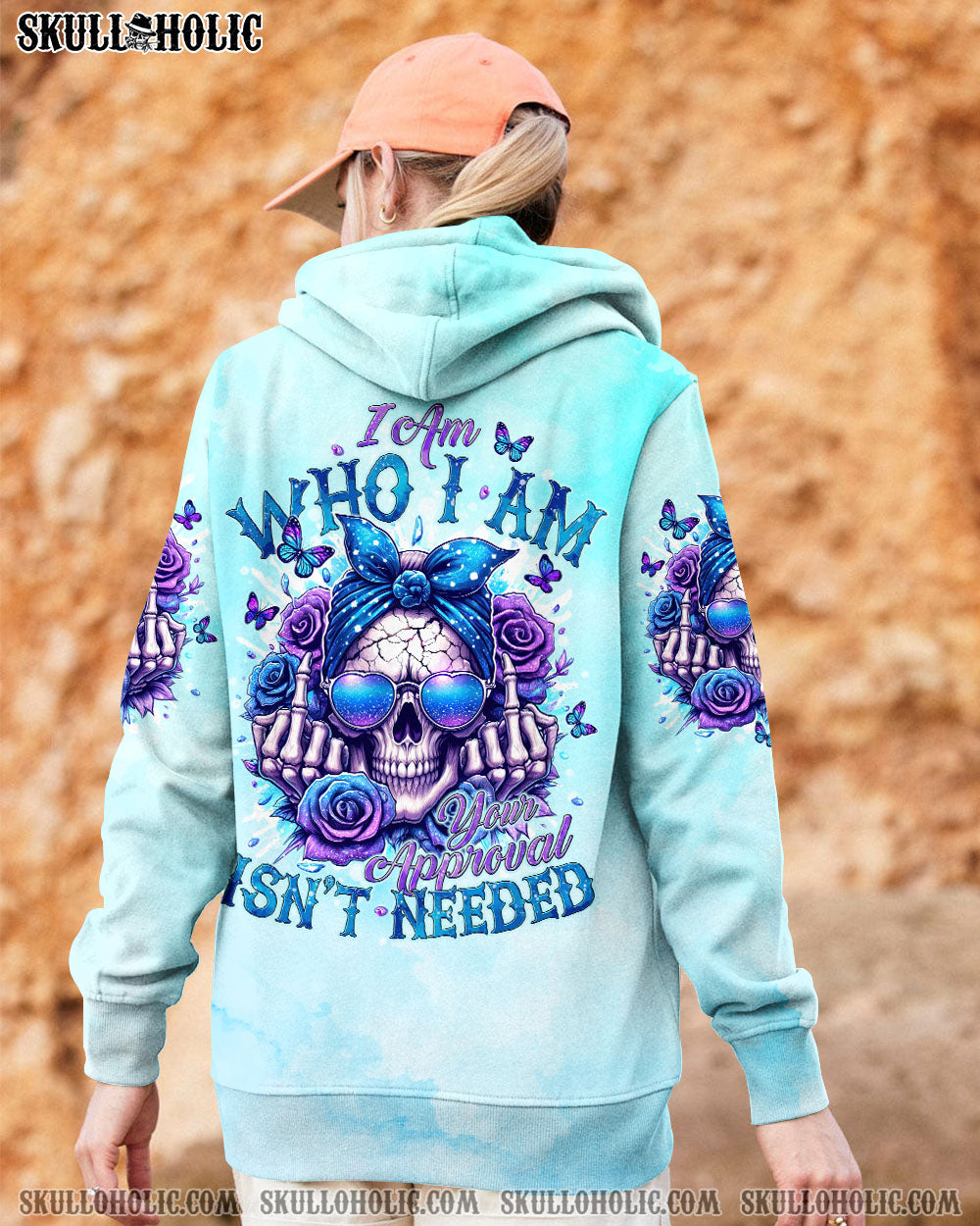 BLISSCORNERS I AM WHO I AM TIE DYE ALL OVER PRINT