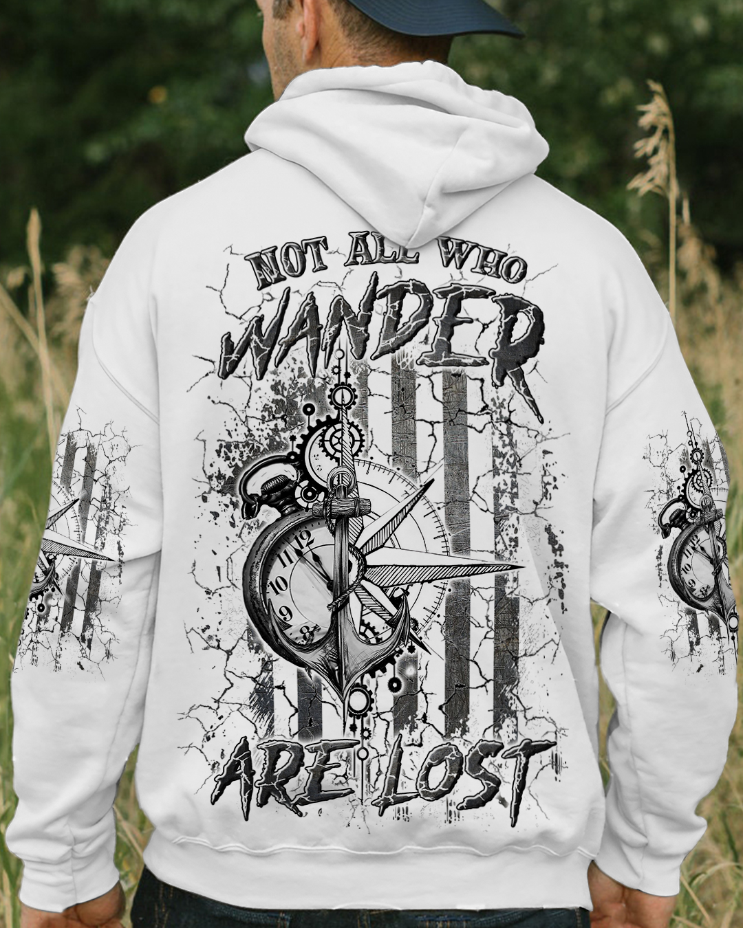 BLISSCORNERS NOT ALL WHO WANDER ARE LOST ALL OVER PRINT