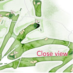 Blisscorners Augusta Golf Course Map Canvas, Golf Wall Art, Gift For Golfers LM2611