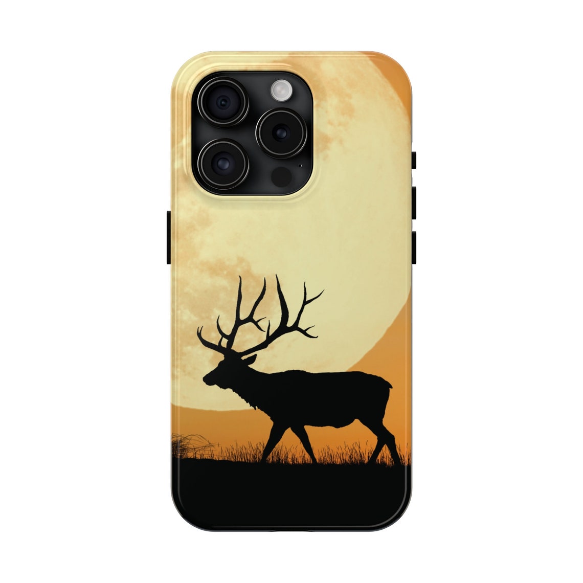 Blisscorners Hunting Full Moon Elk Full Wrap Phone Case LM1012