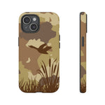 Blisscorners Goose Camouflage Tough iPhone Samsung Google Phone Case Wireless Charging Compatible Case Camo Duck Phone Case Water Fowl Bird Hunter Case Full Wrap Phone Case LM0812