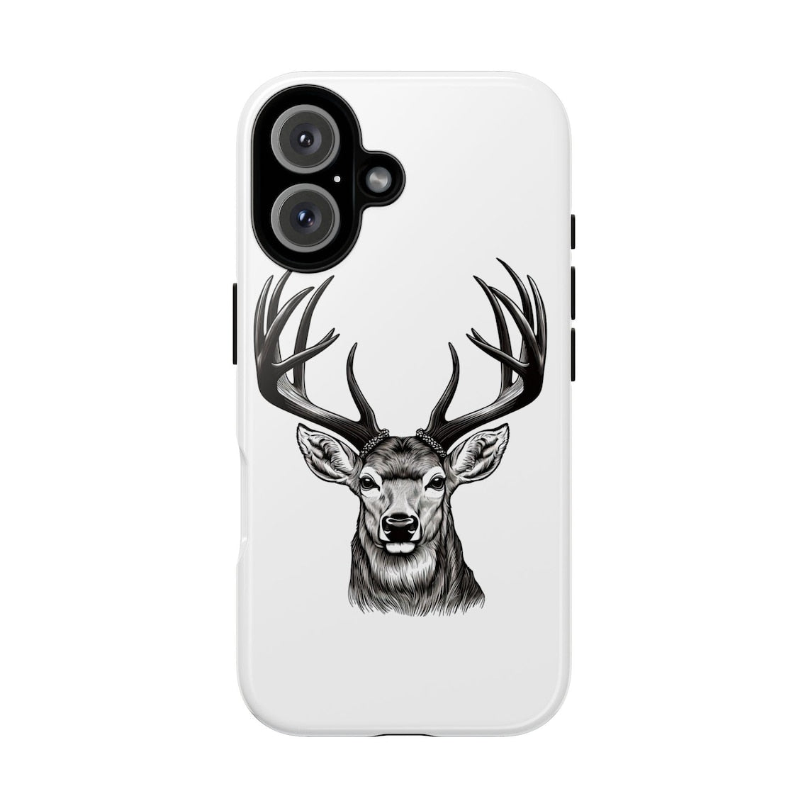 Blisscorners Phone Case, Durable Deer Hunting Wildlife Tough Protective Cover, Buck Hunter Gift, Outdoor Sportsman Gear, Camo Phone Accessories Full Wrap Phone Case LM0812
