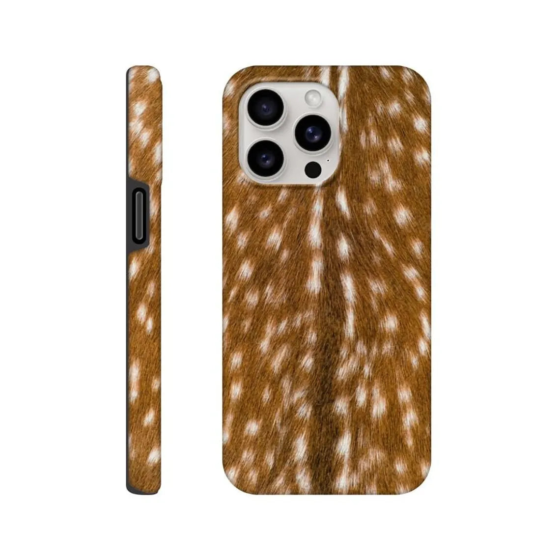 Blisscorners Deer Print Phone Case, Trendy Cute Aesthetic Phone Case, iPhone 16 15 14 13 12 11 Pro Max Plus X, Samsung Galaxy S23 S22 Ultra Tough Case Full Wrap Phone Case LM0812