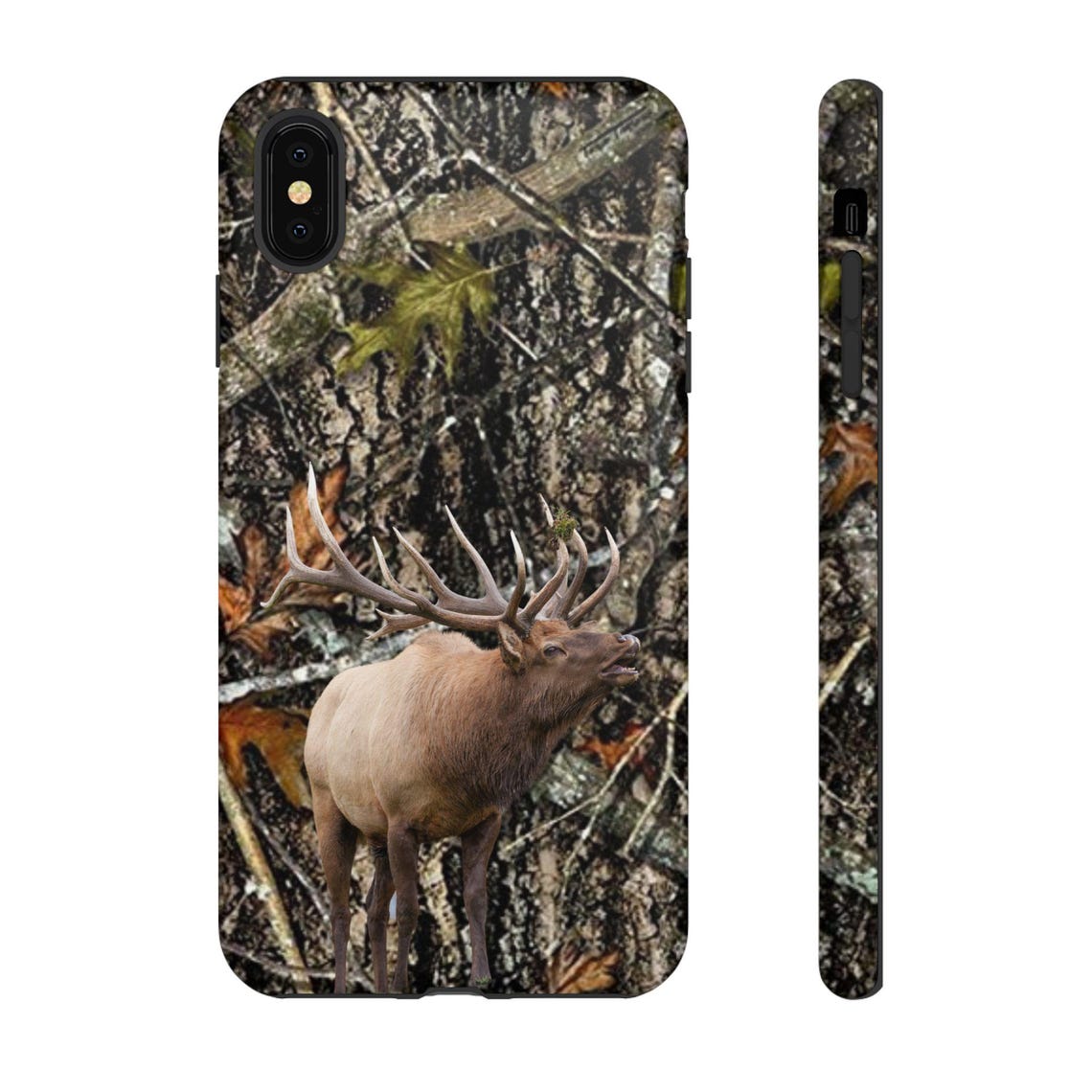 Blisscorners Camo Elk Phone Case: Hunting Accessories, Forest Design
 Full Wrap Phone Case LM0812
