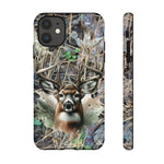 Blisscorners Hunting Trophy Buck iPhone Tough Case, Whitetail Deer Phone Case, Deer Hunting iPhone Case, Deer Hunting Gifts Men, Buck Gifts Men, Buck Phone Case Full Wrap Phone Case LM1012