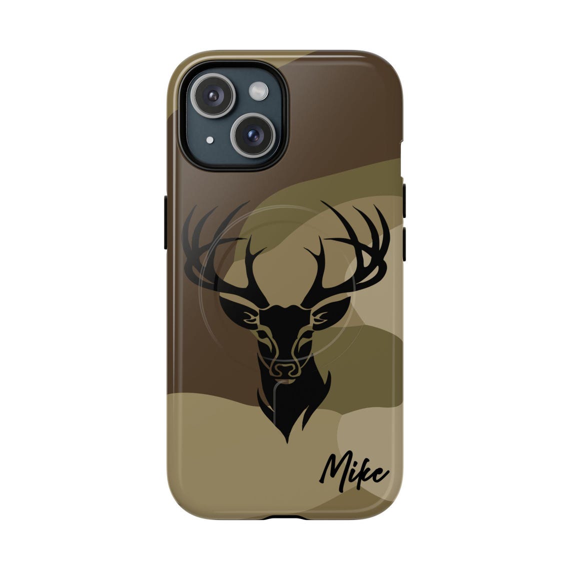 Blisscorners Durable Camo Deer iPhone Case for Outdoorsman, Tough Magnetic Phone Cover Gift for Hunter, Camouflage Buck Case Personalized Gift for Him
 Full Wrap Phone Case LM0812