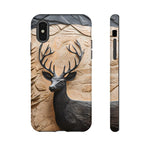 Blisscorners Hunting Deer Carving Full Wrap Phone Case LM1012