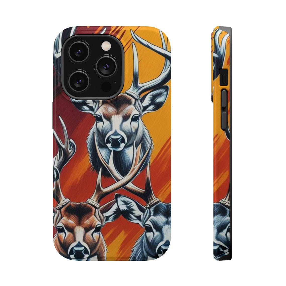 Blisscorners Hunting Deer Magnetic Wildlife Full Wrap Phone Case LM1012