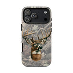 Blisscorners Whitetail Buck iPhone 17 Tough Case, Deer Hunting Gifts, Deer Hunting Phone Case, Deer Hunter Gifts Men, Trophy Buck Gifts, Deer Phone Case Full Wrap Phone Case LM0812