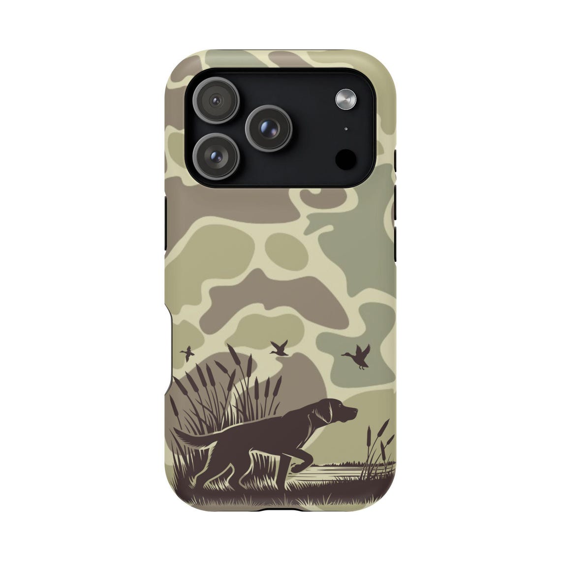 Blisscorners Camouflage Duck Hunting iPhone 17 Magnetic Tough Phone Case Full Wrap Phone Case LM0812