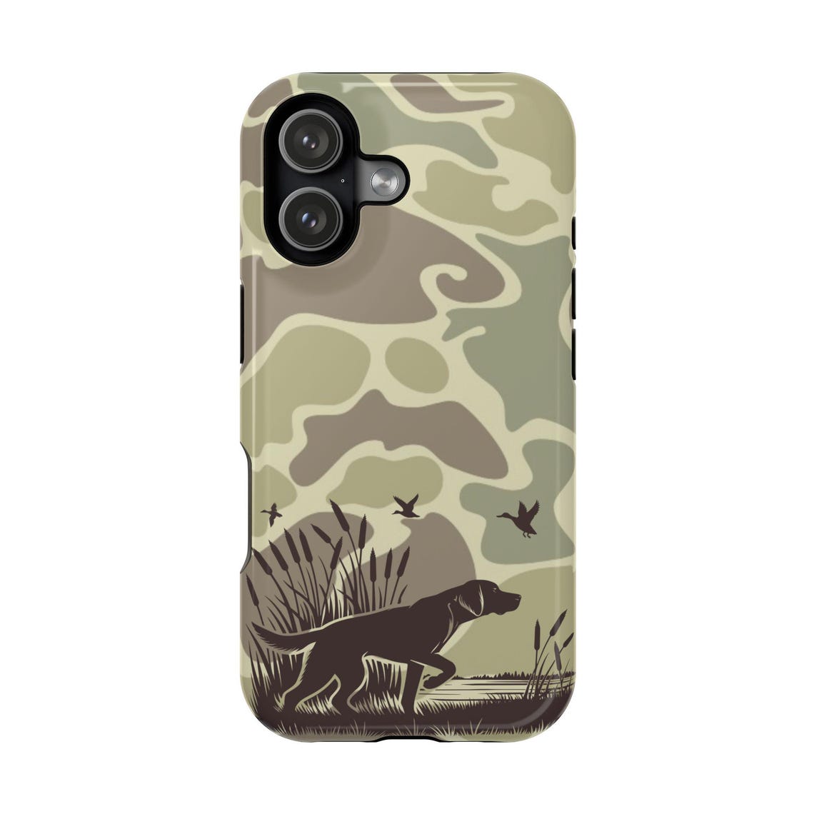Blisscorners Camouflage Duck Hunting iPhone 17 Magnetic Tough Phone Case Full Wrap Phone Case LM0812