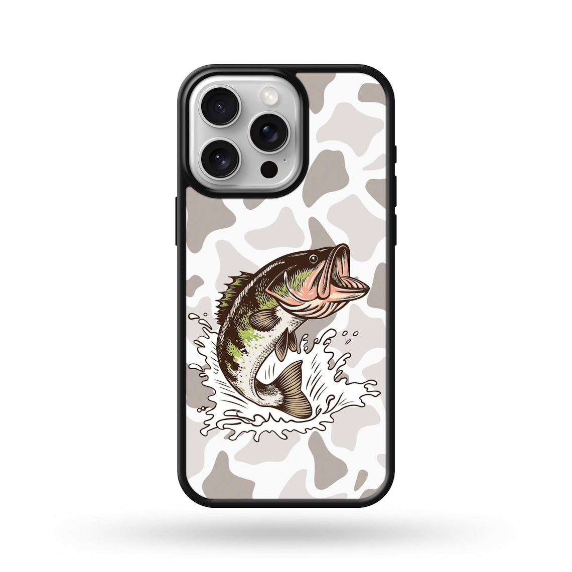 Blisscorners Camo Bass Fishing Phone Case
 LM0812
