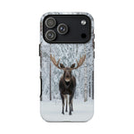 Blisscorners Hunting Moose in Snowy Forest Full Wrap Phone Case LM1012