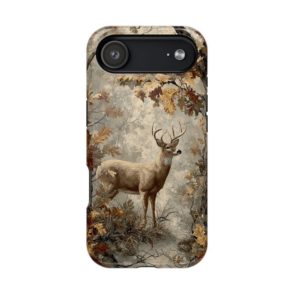 Blisscorners Deer Hunter Tree Branches Phone Case: iPhone, Samsung Galaxy, Google Pixel Full Wrap Phone Case LM0812