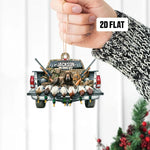 Blisscorners Duck Hunting Christmas Ornament