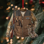 Blisscorners Personalized Hunting Vest 2 Sided Ornament Gift for Deer Hunting Lovers
