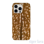 Blisscorners Deer Print Phone Case, Trendy Cute Aesthetic Phone Case, iPhone 16 15 14 13 12 11 Pro Max Plus X, Samsung Galaxy S23 S22 Ultra Tough Case Full Wrap Phone Case LM0812