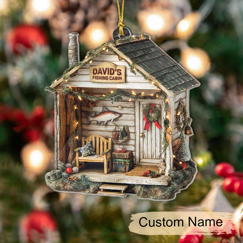 Fishing 3D Ornaments