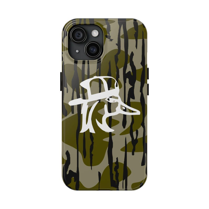Blisscorners MossBark Camo Tough Phone Case, "Redneck Duck", Hunting Gifts, Phone Accessories, Impact Resistant Full Wrap Phone Case LM0812