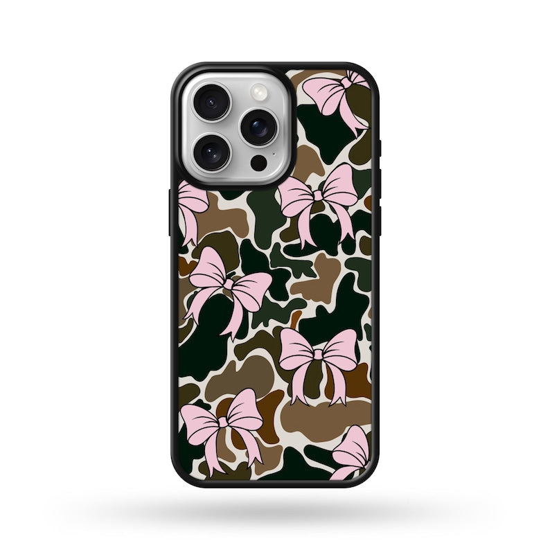 Blisscorners Pink Trendy Camo Bows Phone Case LM0812