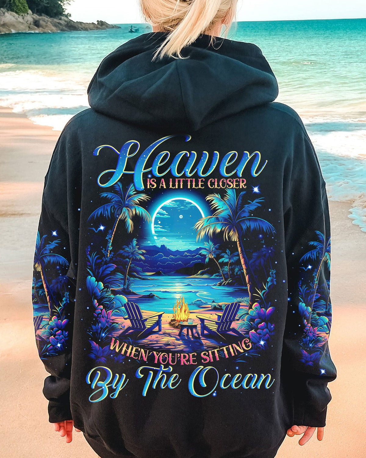 BLISSCORNERS SITTING BY THE OCEAN ALL OVER PRINT