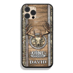 Blisscorners Hunting Skull Personalized Name Phone Case
