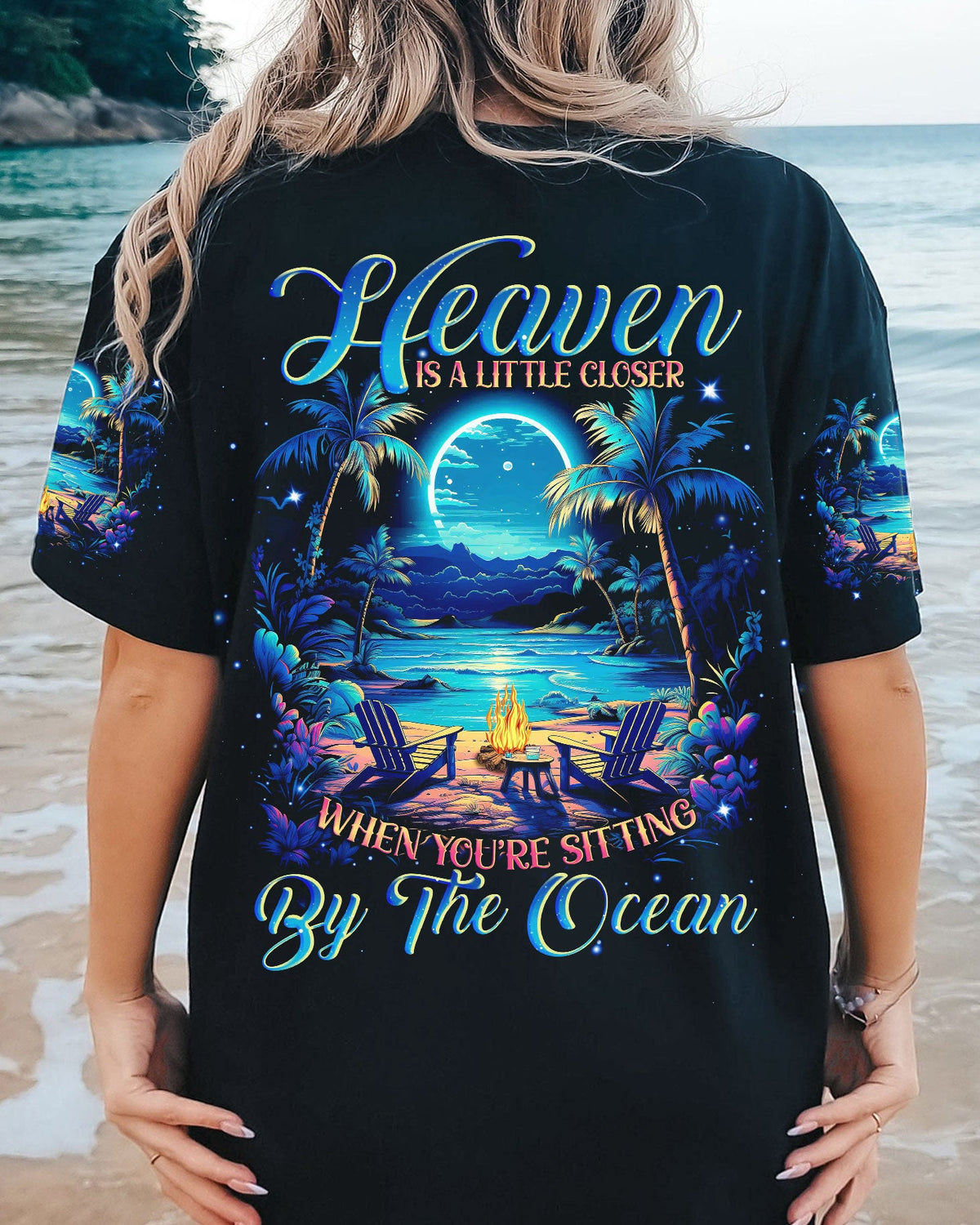 BLISSCORNERS SITTING BY THE OCEAN ALL OVER PRINT