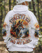 BLISSCORNERS AND INTO THE FOREST I GO WOLF ALL OVER PRINT