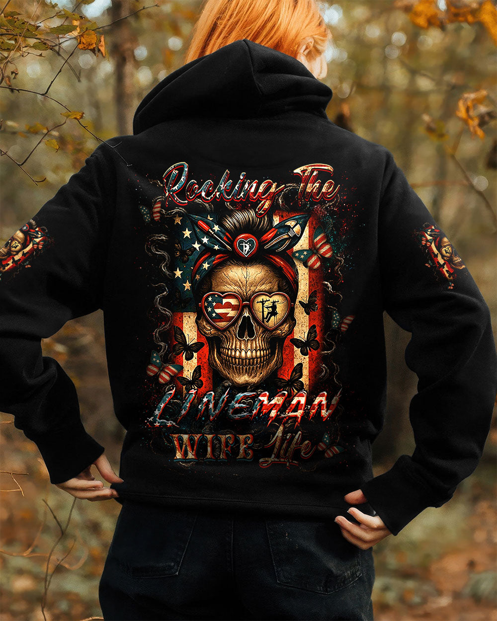 BLISSCORNERS LINELIFE'S WIFE SKULL ALL OVER PRINT