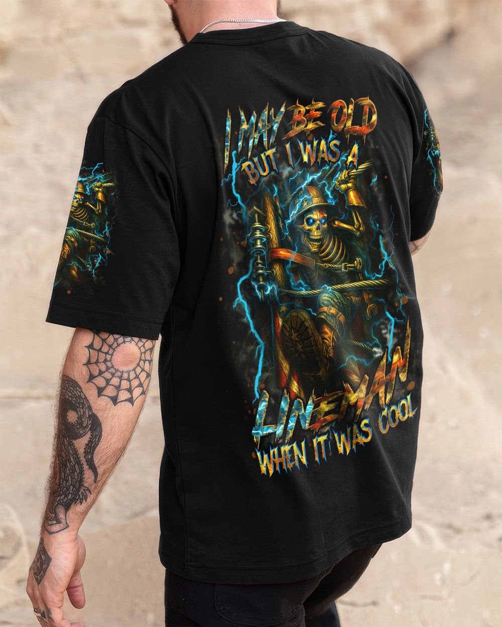 BLISSCORNERS I AM A WELDER I AM WHO I AM SKULL ALL OVER PRINT