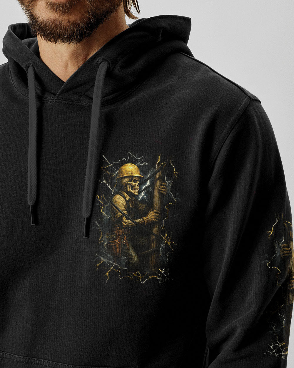 BLISSCORNERS AMERICAN BY BIRTH LINEMAN BY CHOICE SKULL ALL OVER PRINT