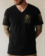 BLISSCORNERS AMERICAN BY BIRTH LINEMAN BY CHOICE SKULL ALL OVER PRINT