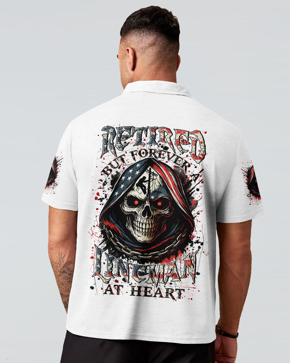 BLISSCORNERS BRING BEER LINEMAN SKULL ALL OVER PRINT