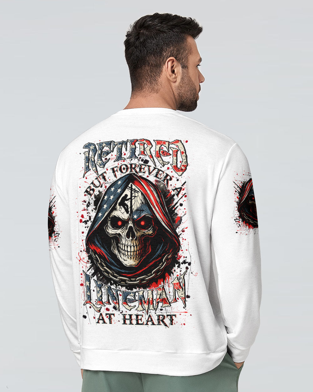 BLISSCORNERS BRING BEER LINEMAN SKULL ALL OVER PRINT
