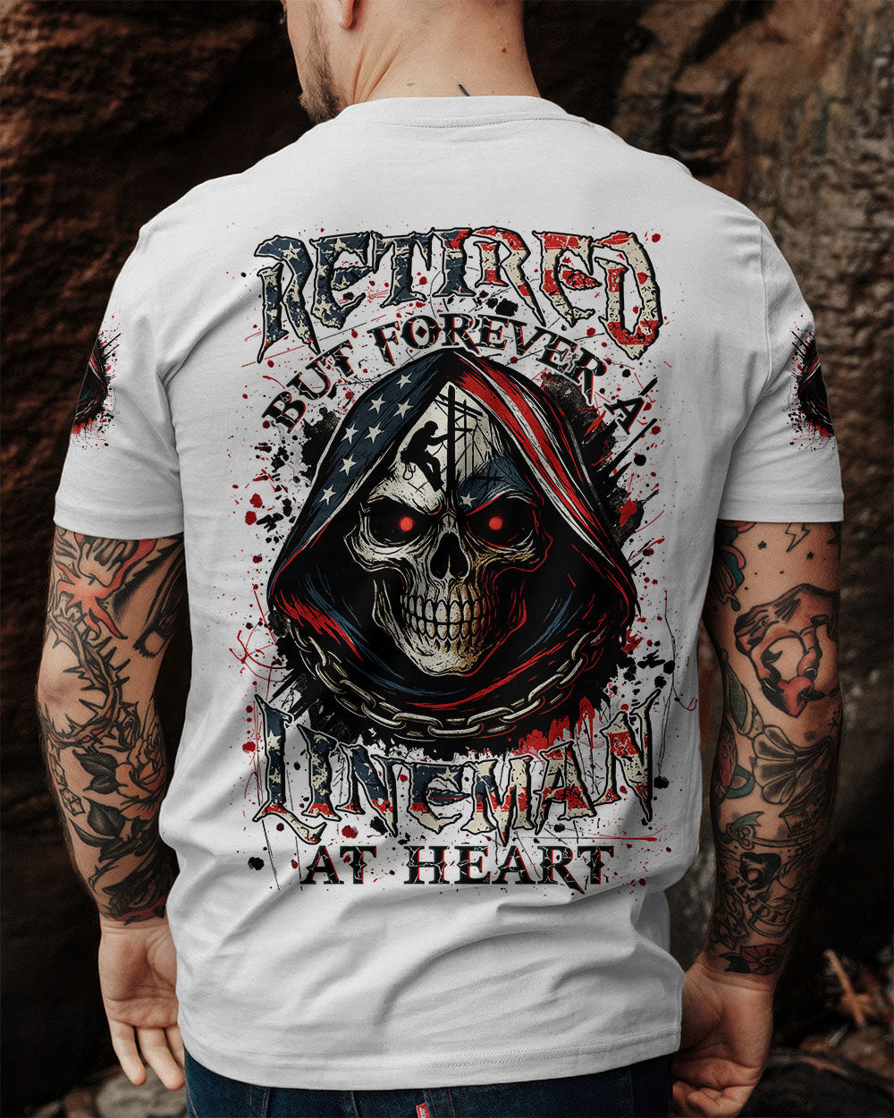 BLISSCORNERS BRING BEER LINEMAN SKULL ALL OVER PRINT