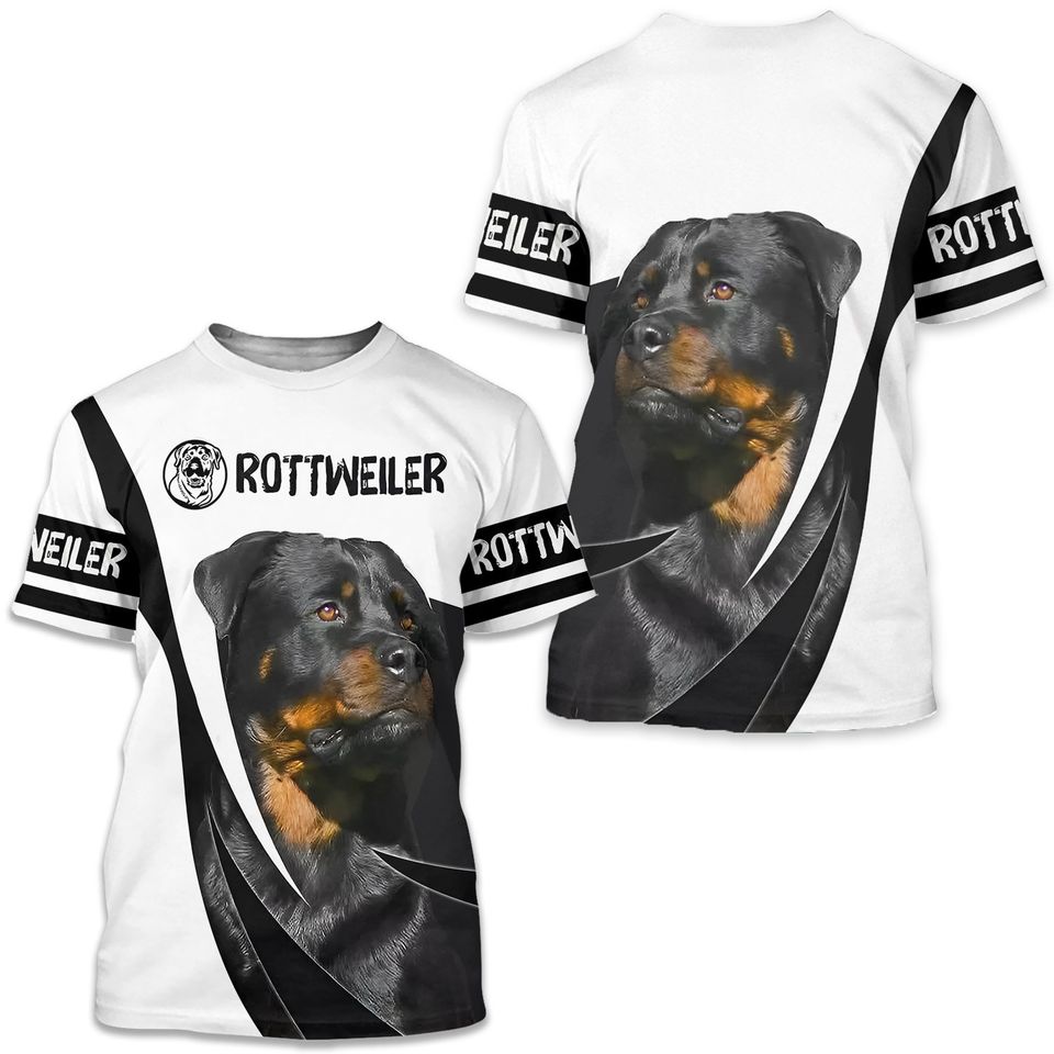 Blisscorners Rottweiler T-Shirt for Dog Lovers, Dog Lover Gift